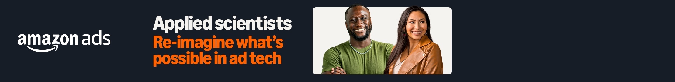 Amazon Ads: Applied scientists. Re-imagine what's possible in ads tech.
