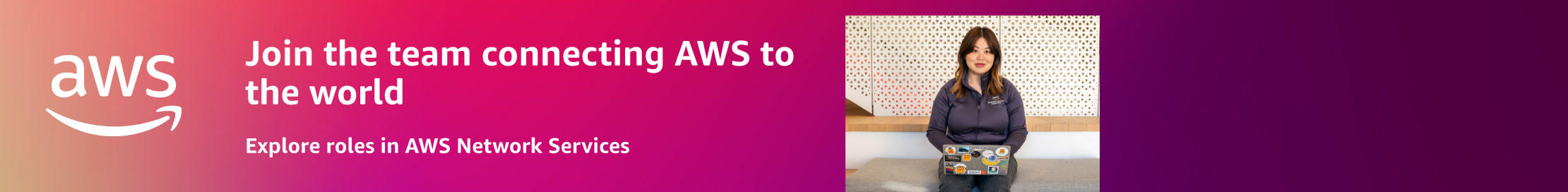 Join the team connecting AWS to the world. Explore roles in AWS Network Services.
